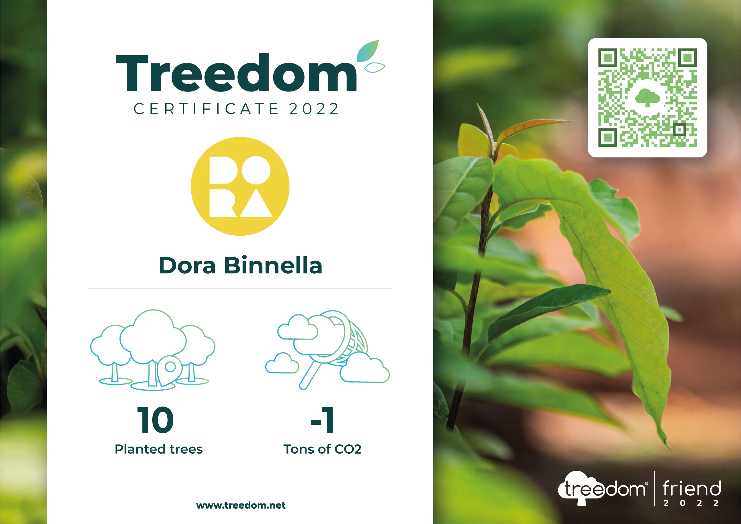 Treedom-certificate-2022